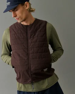 Pas Normal Studios Balance Insulated Vest — Dark Red^Women Gym & Training|Gym & Training