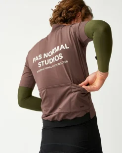 Pas Normal Studios Logo Arm Warmers — Olive^Women Arm & Leg Warmers|Arm & Leg Warmers