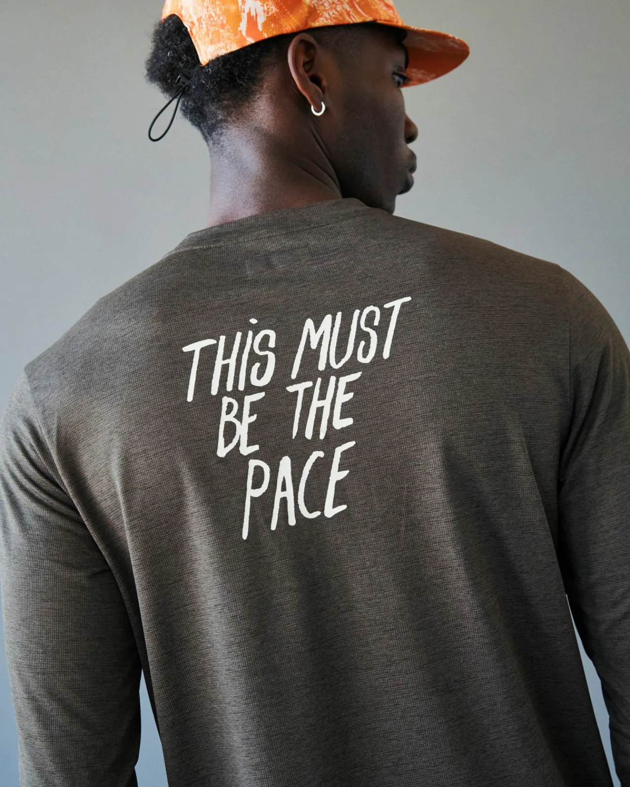 Pas Normal Studios Men's Balance Long Sleeve T-Shirt — Dusty Brown^ Gym & Training