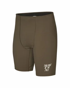 Pas Normal Studios Men's Balance Short Tights — Dusty Brown^ Gym & Training