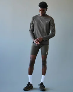 Pas Normal Studios Men's Balance Short Tights — Dusty Brown^ Gym & Training