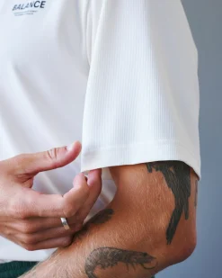 Pas Normal Studios Men's Balance T-shirt — Off White^ Gym & Training