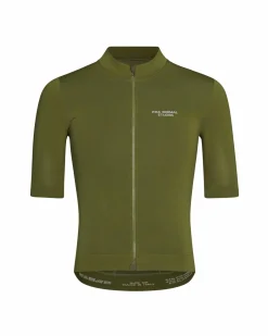 Pas Normal Studios Men's Escapism Knit Jersey — Dark Moss^ Jerseys