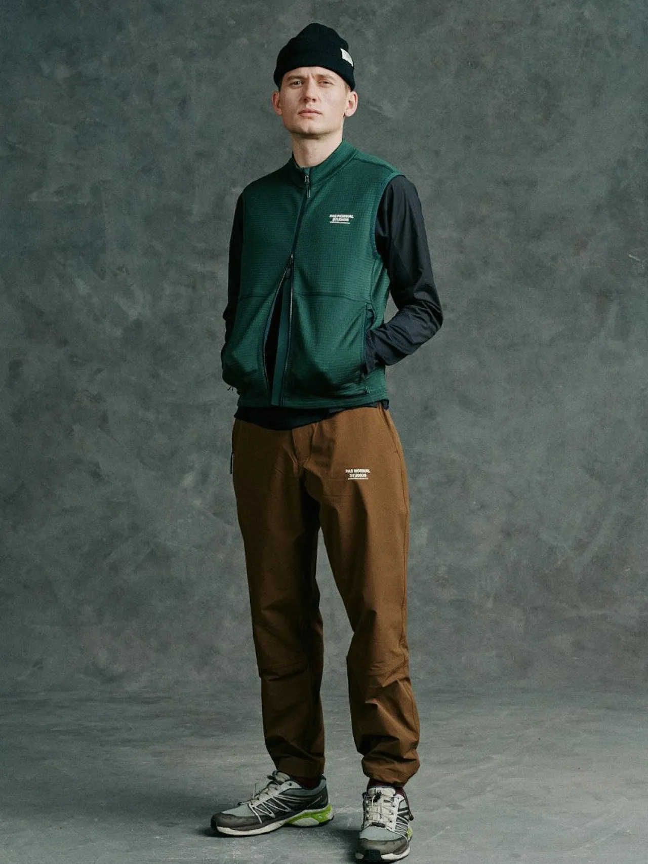 Pas Normal Studios Men's Escapism Performance Fleece Vest — Petroleum^ Jackets & Gilets