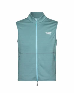 Pas Normal Studios Men's Escapism Performance Fleece Vest — Dusty Blue^ Jackets & Gilets