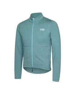 Pas Normal Studios Men's Escapism Performance Fleece Zip — Dusty Blue^ Jackets & Gilets