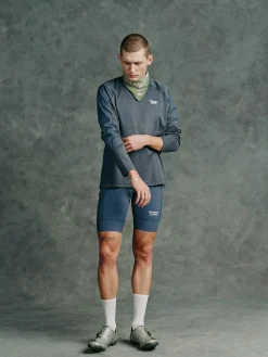 Pas Normal Studios Men's Escapism Technical LS T-shirt — Classic Blue^ Jerseys