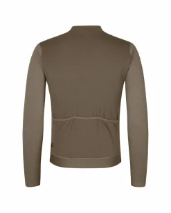 Pas Normal Studios Men's Escapism Wool Long Sleeve Jersey — Dark Stone^ Jerseys