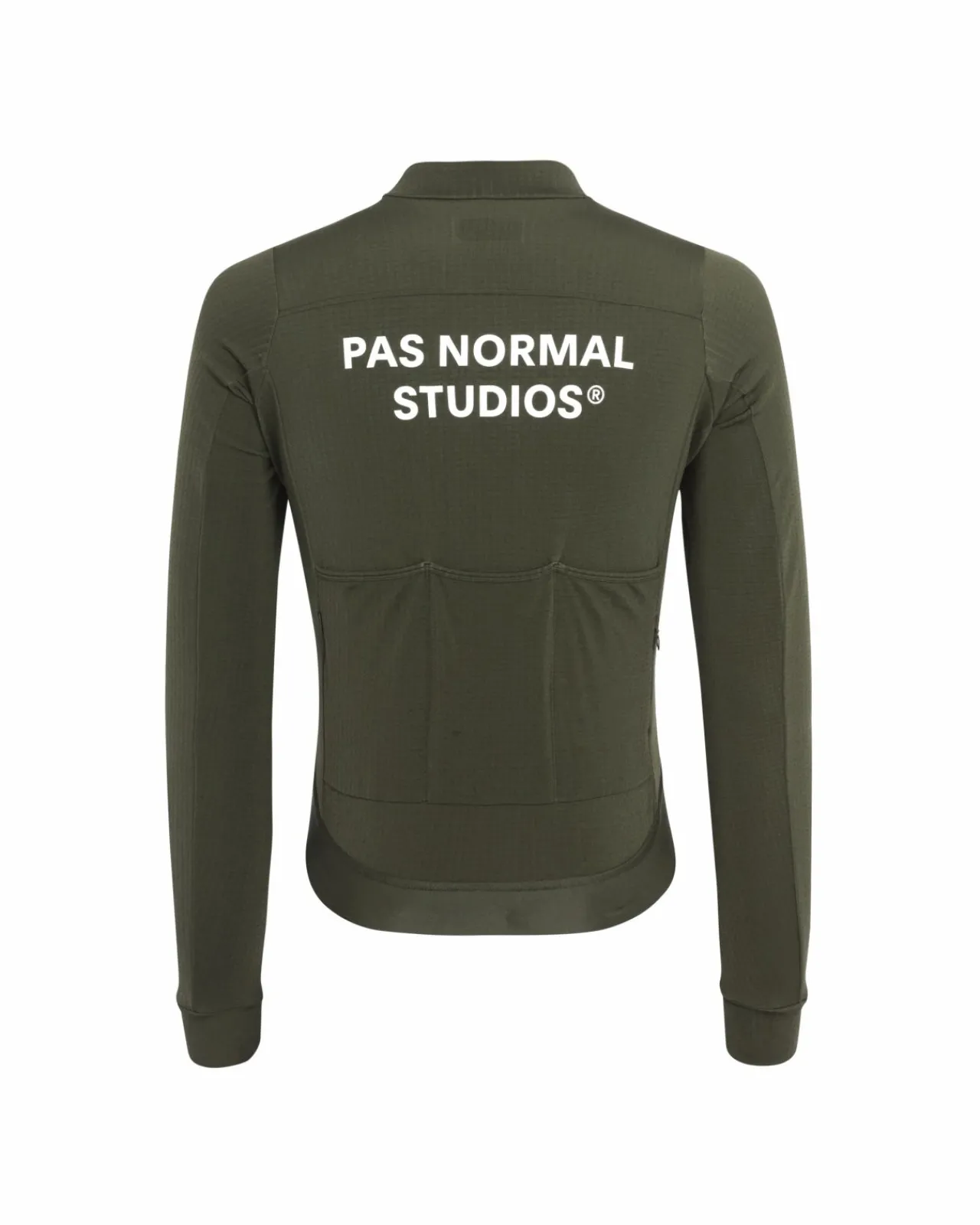Pas Normal Studios Men's Essential Long Sleeve Jersey — Olive^ Jerseys