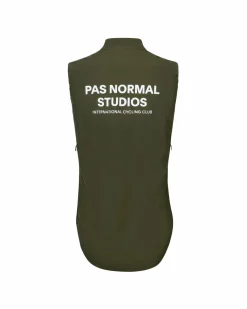 Pas Normal Studios Men's Essential Shield Gilet — Olive^ Jackets & Gilets
