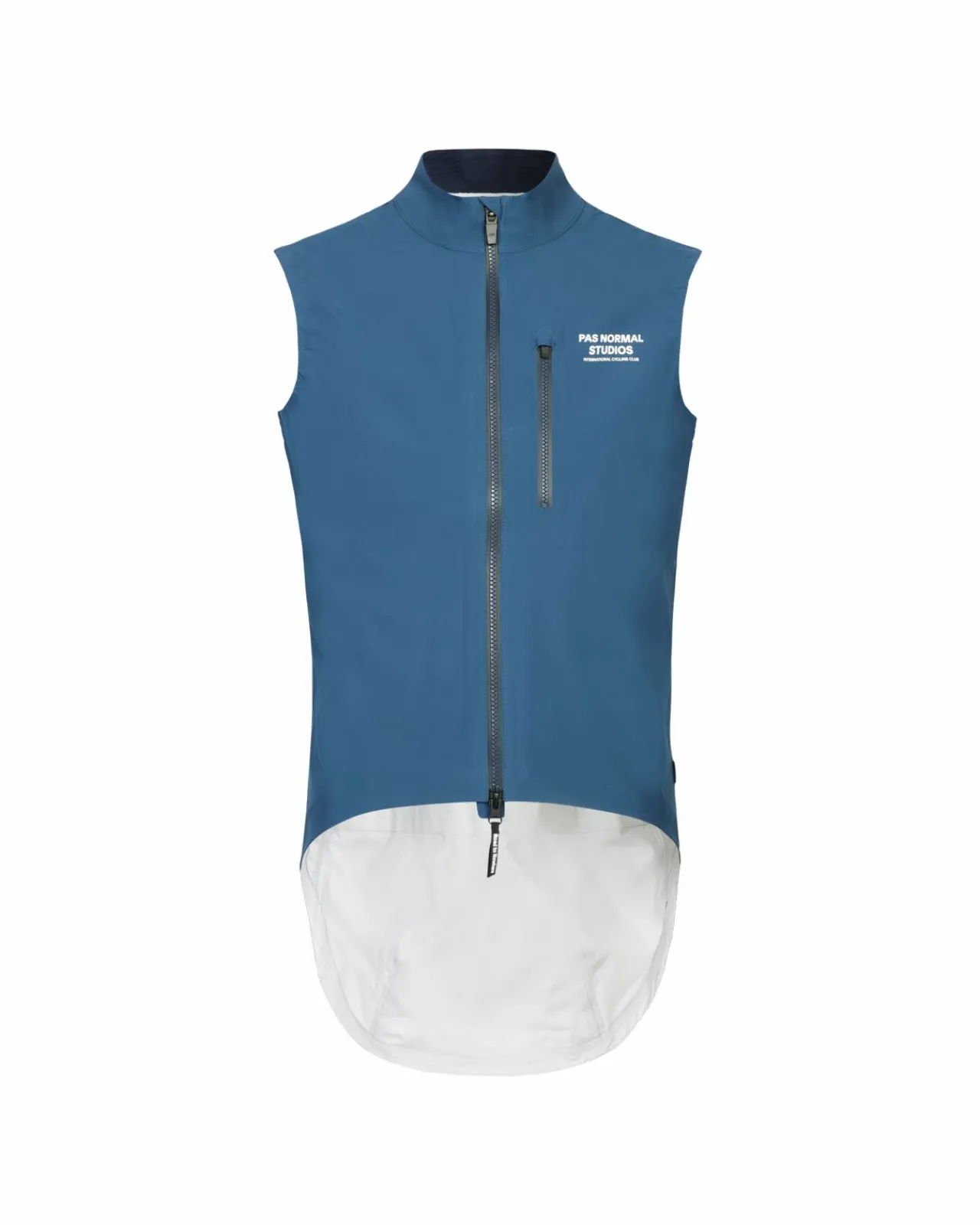 Pas Normal Studios Men's Essential Shield Gilet — Dark Blue^ Jackets & Gilets