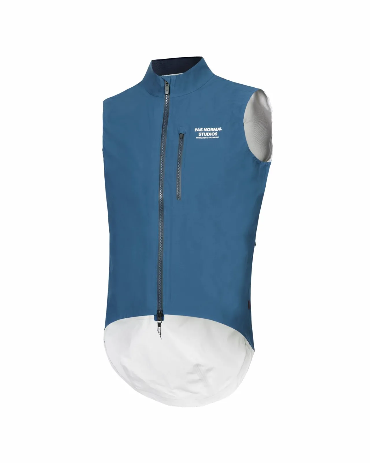 Pas Normal Studios Men's Essential Shield Gilet — Dark Blue^ Jackets & Gilets