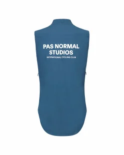 Pas Normal Studios Men's Essential Shield Gilet — Dark Blue^ Jackets & Gilets
