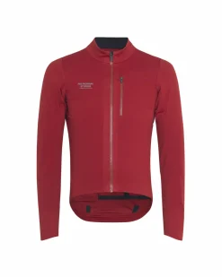 Pas Normal Studios Men's Essential Thermal Jacket — Deep Red^ Jackets & Gilets