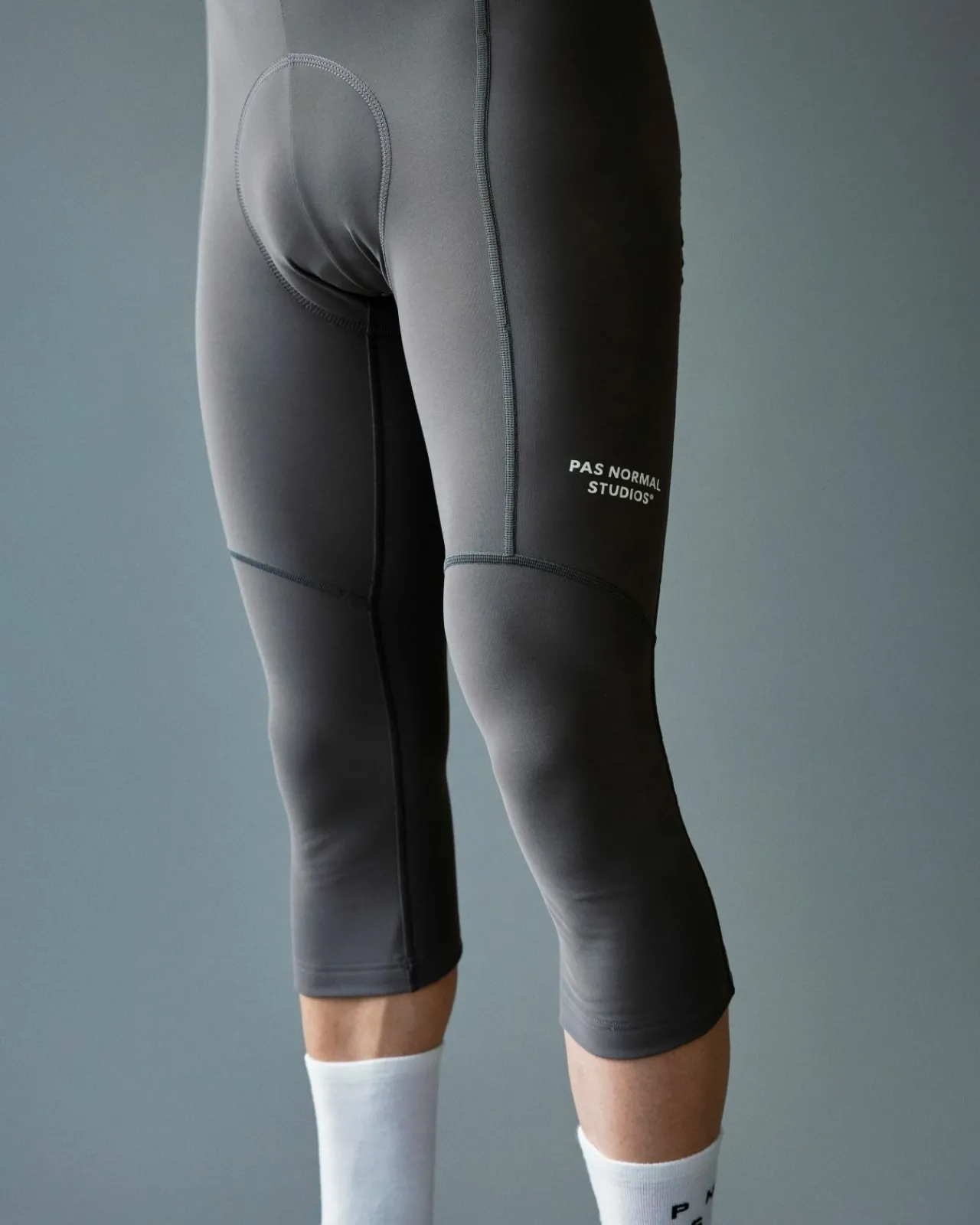 Pas Normal Studios Men's Essential Thermal Knickers — Stone Grey^ Bibs