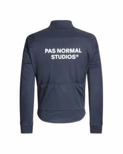 Pas Normal Studios Men's Essential Thermal Long Sleeve Jersey — Navy^ Jerseys