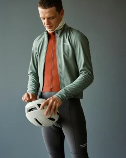 Pas Normal Studios Men's Essential Thermal Long Sleeve Jersey — Dark Celeste^ Jerseys