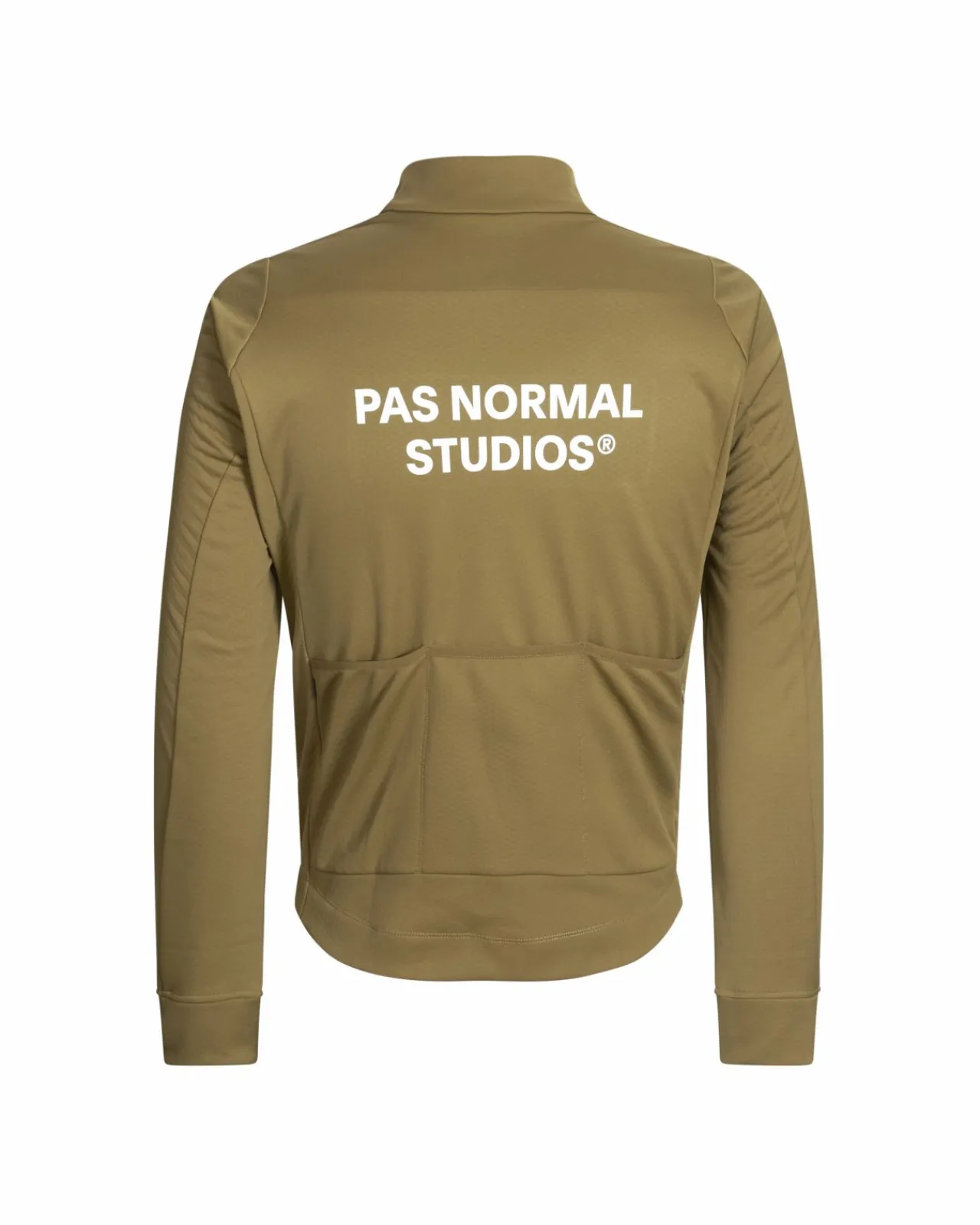Pas Normal Studios Men's Essential Thermal Long Sleeve Jersey — Green Terrain^ Jerseys