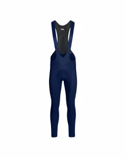 Pas Normal Studios Men's Essential Thermal Long Bibs — Navy^ Bibs