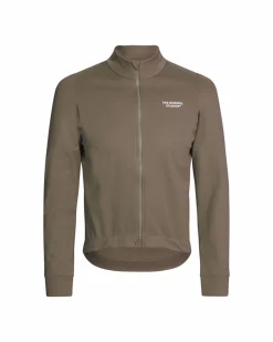 Pas Normal Studios Men's Essential Thermal Long Sleeve Jersey — Ash Brown^ Jerseys