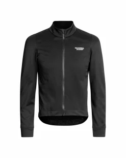 Pas Normal Studios Men's Essential Thermal Long Sleeve Jersey — Black^ Jerseys