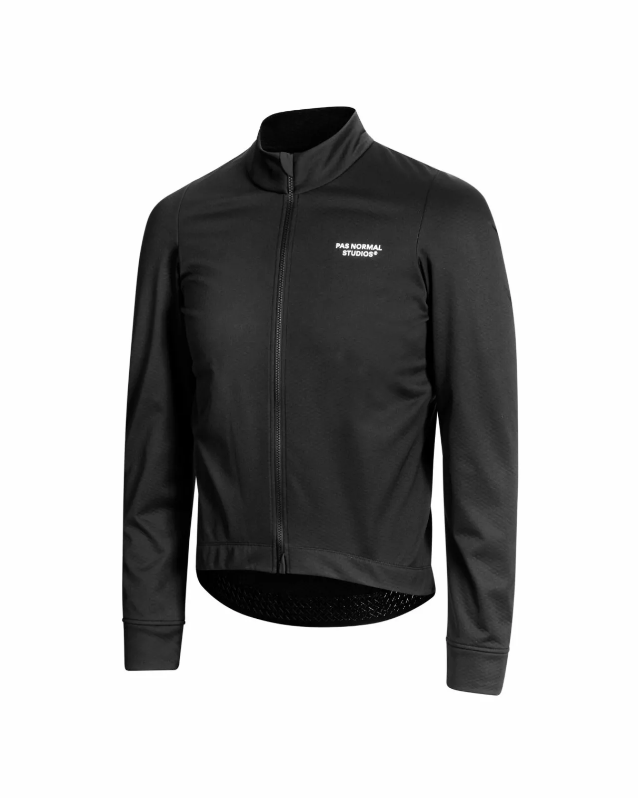 Pas Normal Studios Men's Essential Thermal Long Sleeve Jersey — Black^ Jerseys