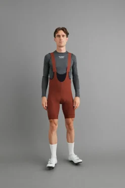 Pas Normal Studios Men's Mechanism Deep Winter Bibs — Mahogany^ Bibs