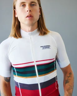 Pas Normal Studios Men's Mechanism Late Drop Jersey — Off White^ Jerseys