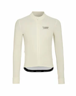 Pas Normal Studios Men's Mechanism Long Sleeve Jersey — Off White^ Jerseys