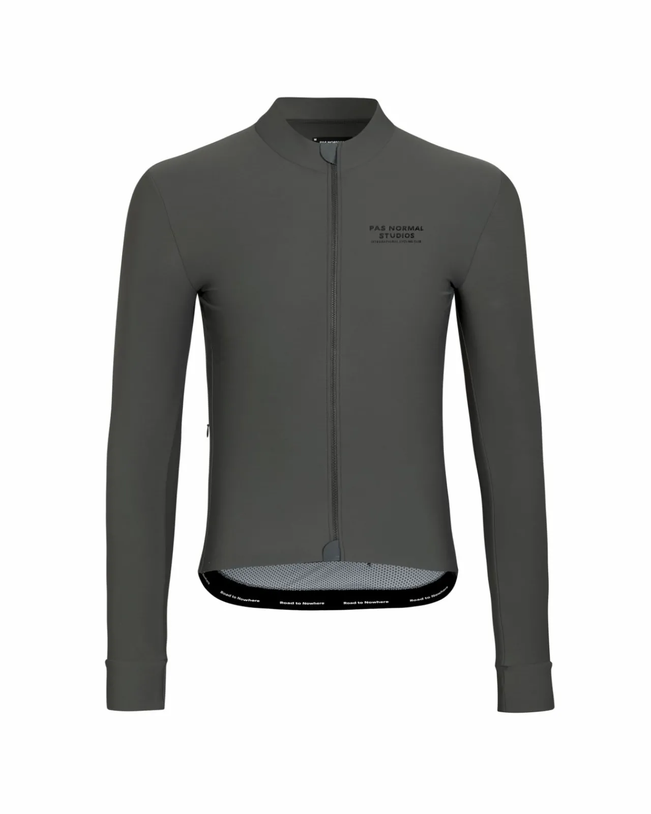 Pas Normal Studios Men's Mechanism Long Sleeve Jersey — Dark Grey^ Jerseys