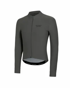 Pas Normal Studios Men's Mechanism Long Sleeve Jersey — Dark Grey^ Jerseys