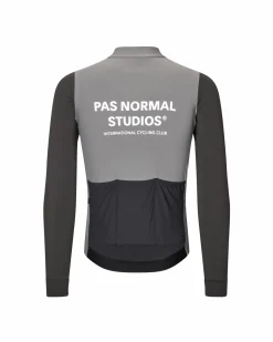 Pas Normal Studios Men's Mechanism Long Sleeve Jersey — Colour Block Grey^ Jerseys