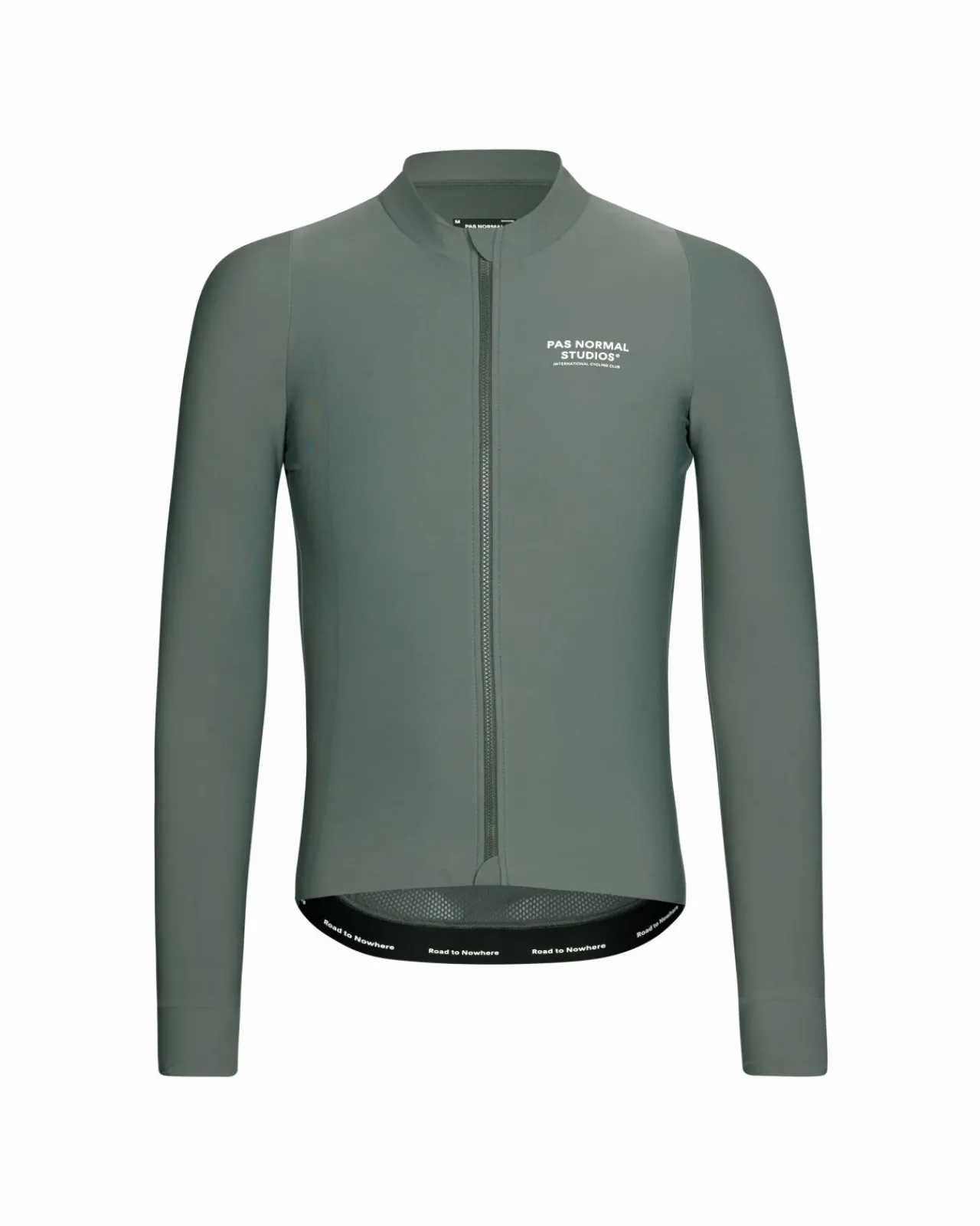 Pas Normal Studios Men's Mechanism Long Sleeve Jersey — Dark Moss^ Jerseys