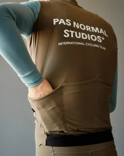 Pas Normal Studios Men's Mechanism Long Sleeve Jersey — Dusty Blue / Dark Stone^ Jerseys