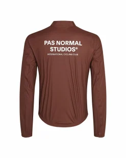Pas Normal Studios Men's Mechanism Pertex Rain Jacket — Dark Brown^ Jackets & Gilets