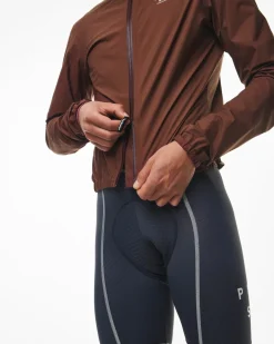 Pas Normal Studios Men's Mechanism Pertex Rain Jacket — Dark Brown^ Jackets & Gilets