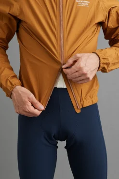 Pas Normal Studios Men's Mechanism Pertex Rain Jacket — Burned Orange^ Jackets & Gilets