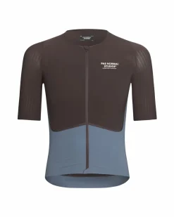 Pas Normal Studios Men's Mechanism Pro Jersey — Dark Red / Matt Blue^ Jerseys