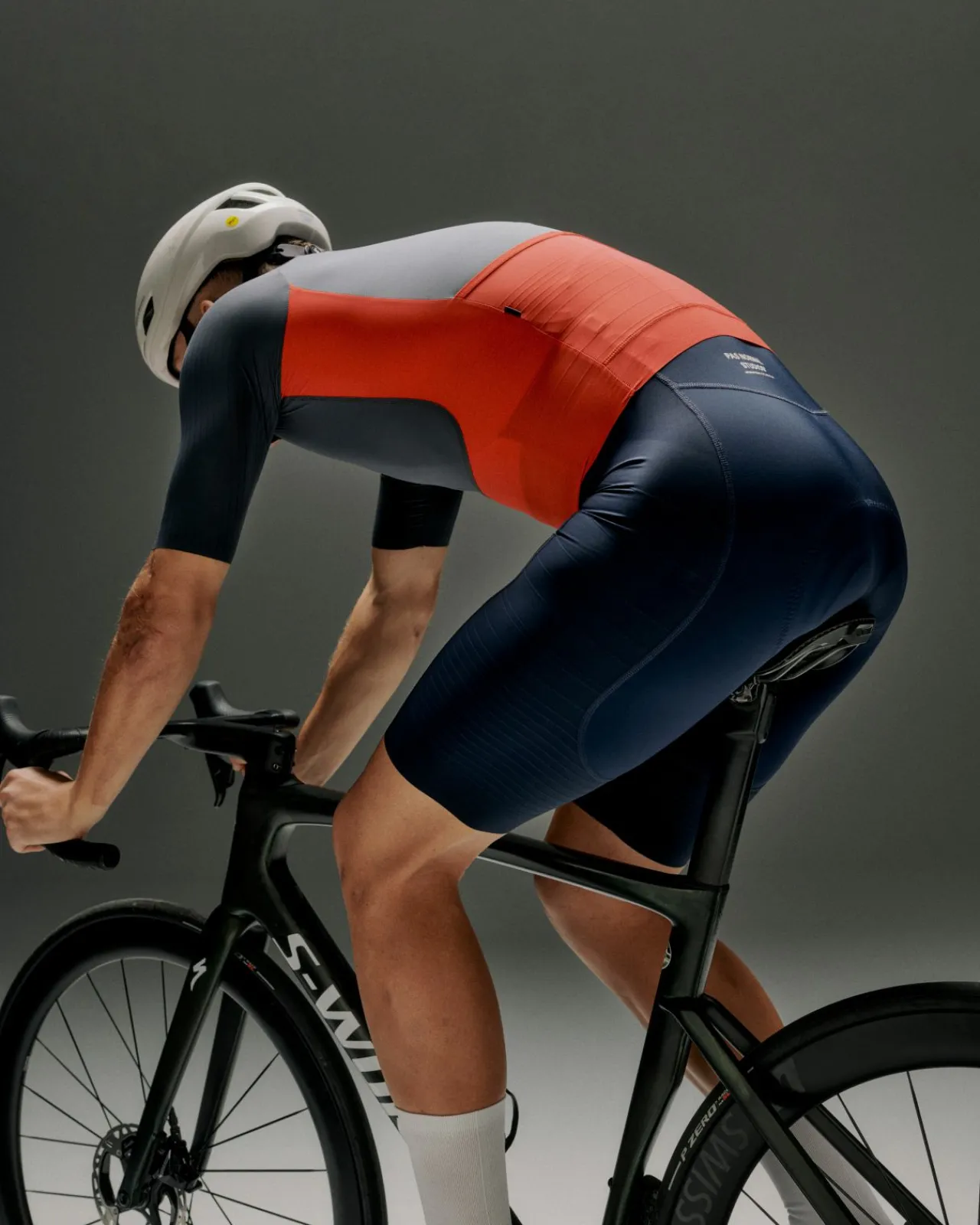 Pas Normal Studios Men's Mechanism Pro Jersey — Navy / Deep Red^ Jerseys