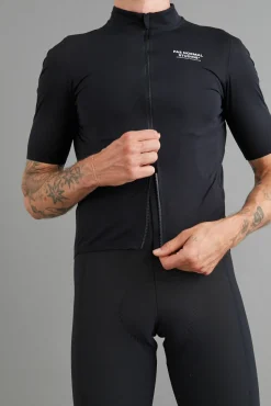 Pas Normal Studios Men's Mechanism Pro Rain Jersey — Black^ Jerseys