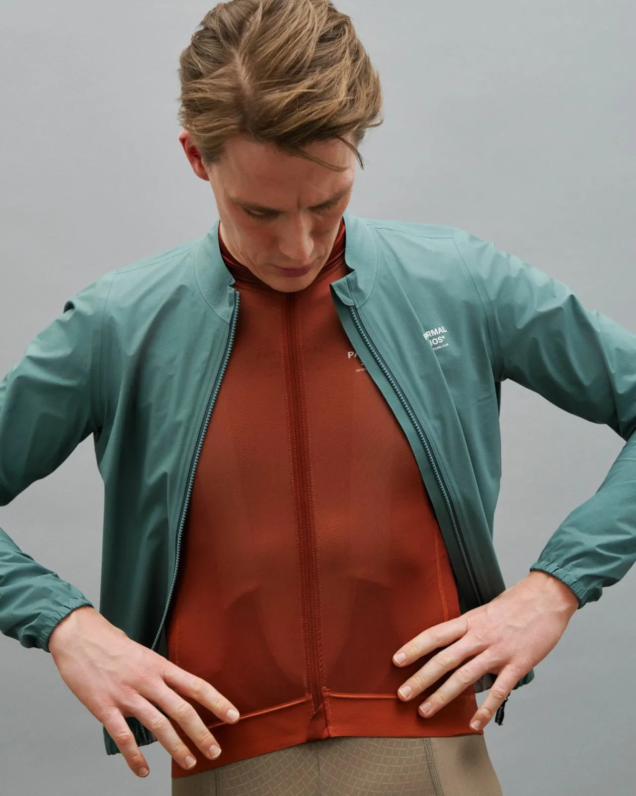 Pas Normal Studios Men's Mechanism Rain Jacket — Dusty Teal^ Jackets & Gilets