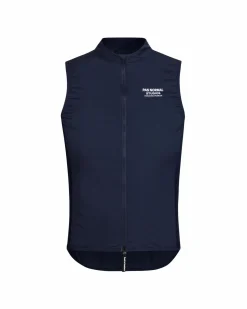 Pas Normal Studios Men's Mechanism Stow Away Gilet — Navy^ Jackets & Gilets