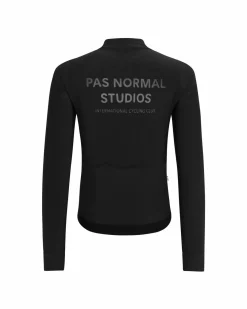 Pas Normal Studios Men's Mechanism Thermal Long Sleeve Jersey — Black^ Jerseys
