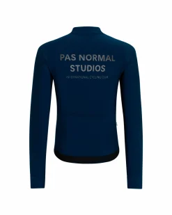 Pas Normal Studios Men's Mechanism Thermal Long Sleeve Jersey — Navy^ Jerseys