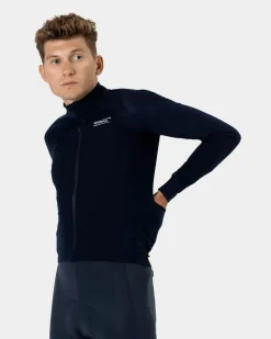 Pas Normal Studios Men's Mechanism Thermal Long Sleeve Jersey — Navy^ Jerseys