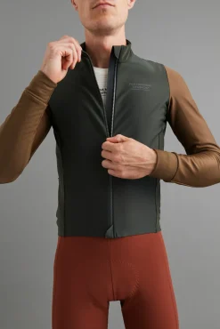 Pas Normal Studios Men's Mechanism Thermal Long Sleeve Jersey — Dark Olive / Army Brown^ Jerseys