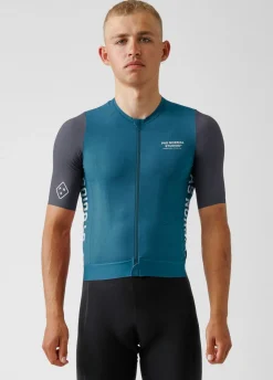 Pas Normal Studios Men's Midsummer Jersey — Classic Blue Sleeve^ Jerseys