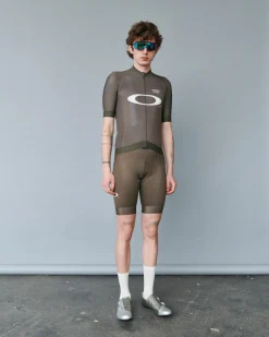 Pas Normal Studios Men's Oakley Mechanism Bibs — Black Olive^ Bibs