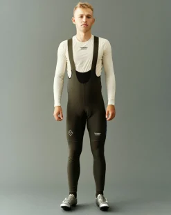 Pas Normal Studios Men's PAS Mechanism Deep Winter Long Bibs — Dark Olive^ Bibs