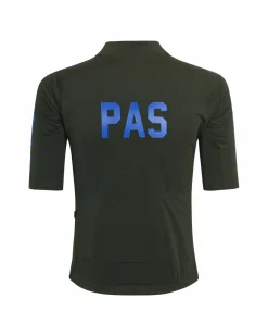 Pas Normal Studios Men's PAS Mechanism Pro Rain Jersey — Dark Olive^ Jerseys